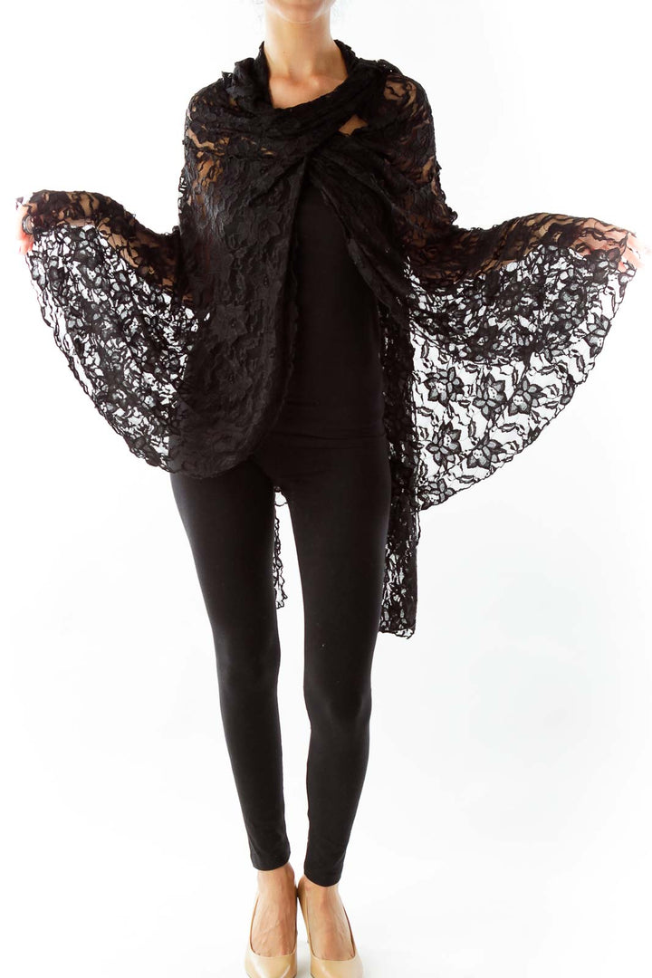 Black Lace Cape