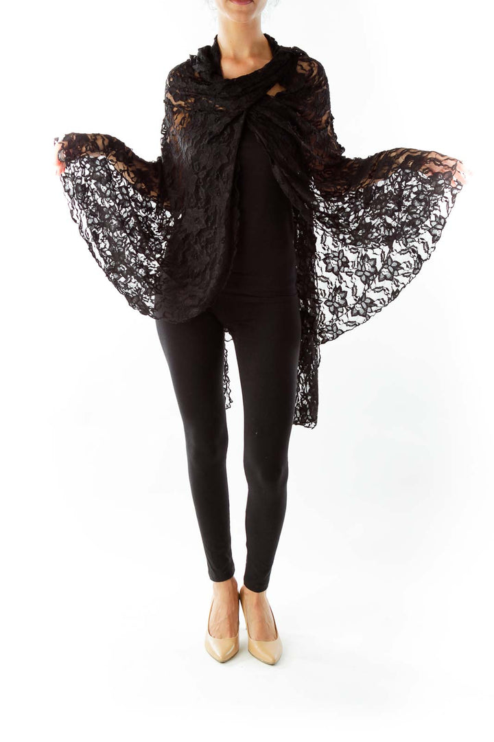 Black Lace Cape