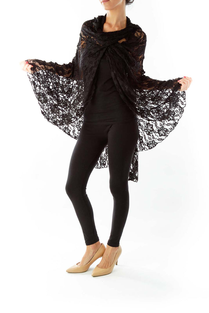 Black Lace Cape