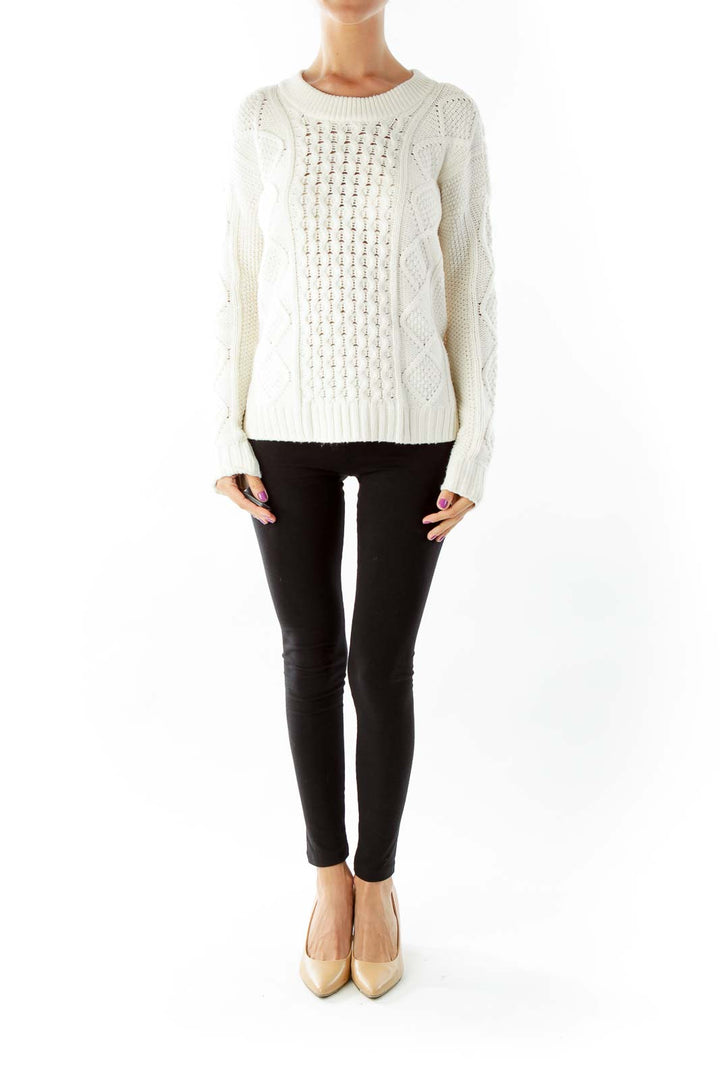 Cream Knit Sweater