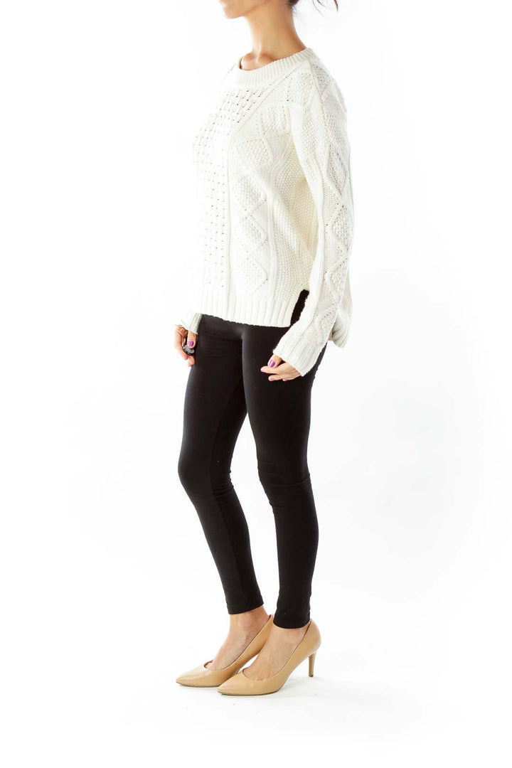 Cream Knit Sweater