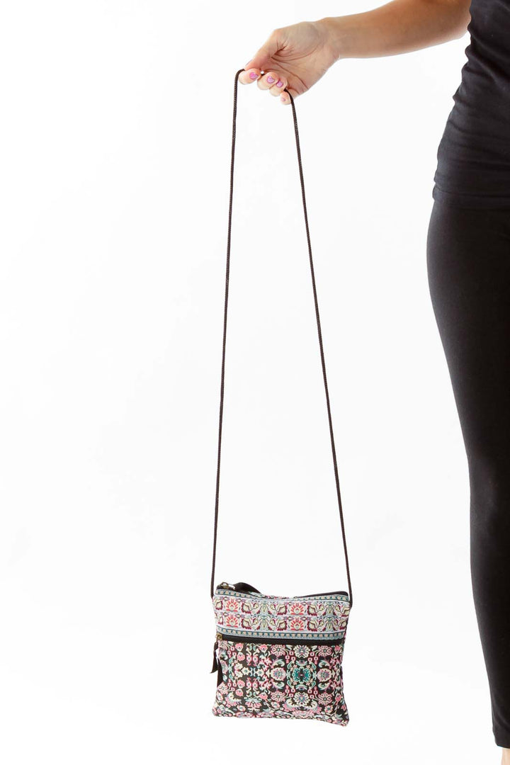 Multicolor Paisley Crossbody Bag