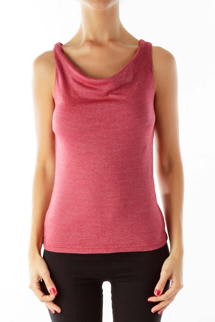 Red Knit Tank Top