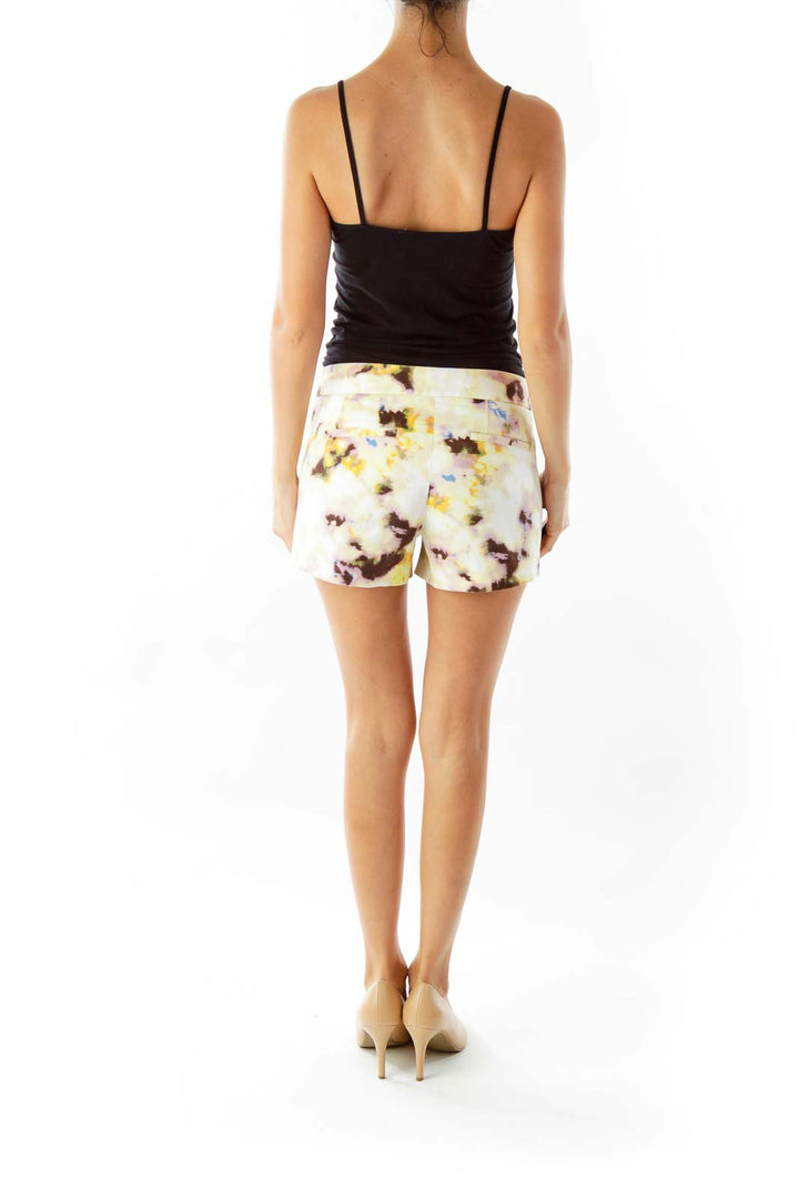 Yellow Tie-Die Shorts