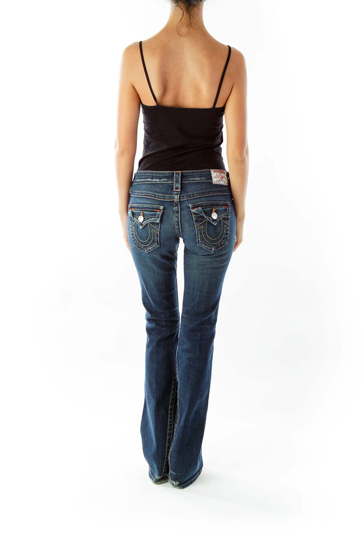 Blue Flare Bottom Jeans