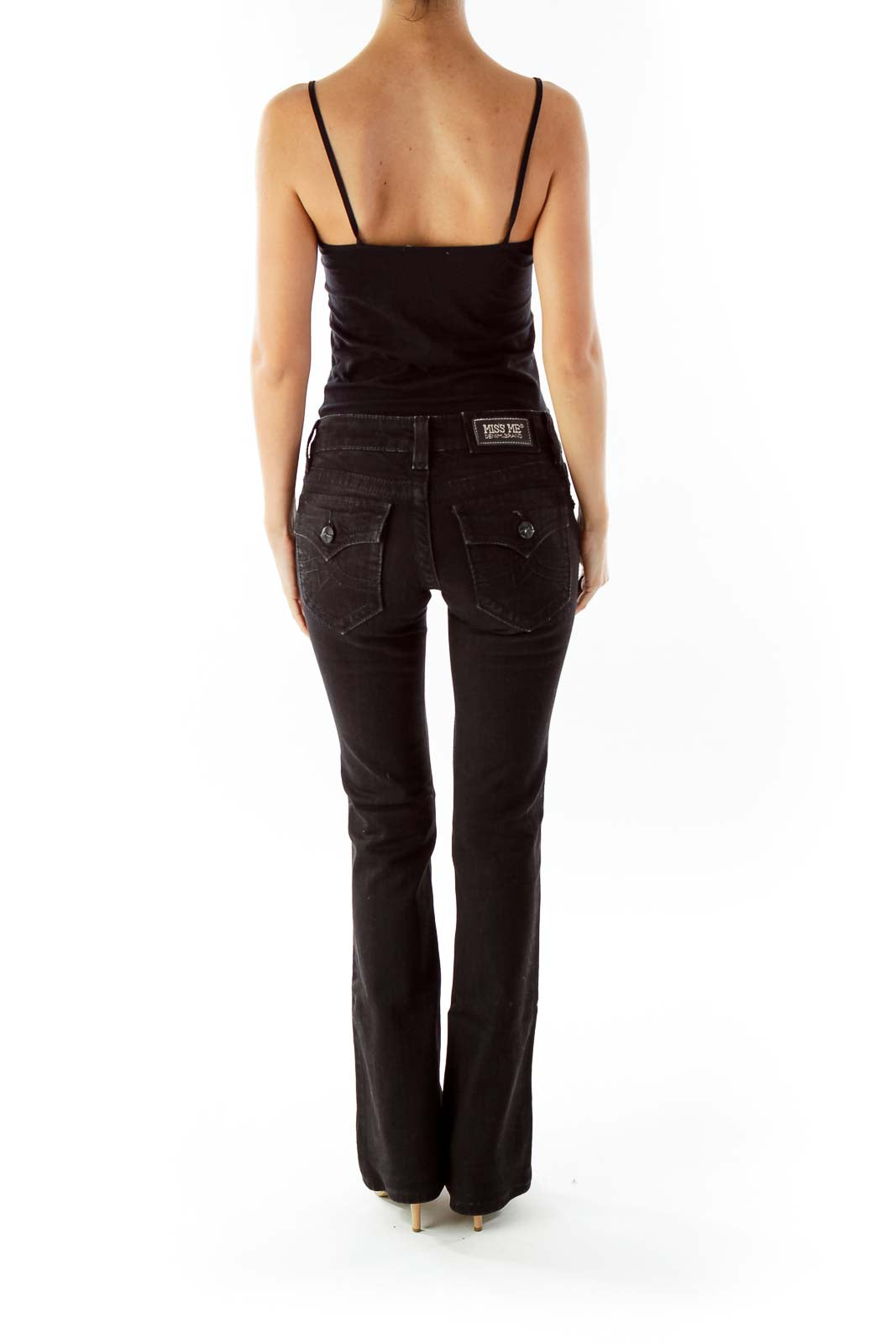 Black Flared Jeans