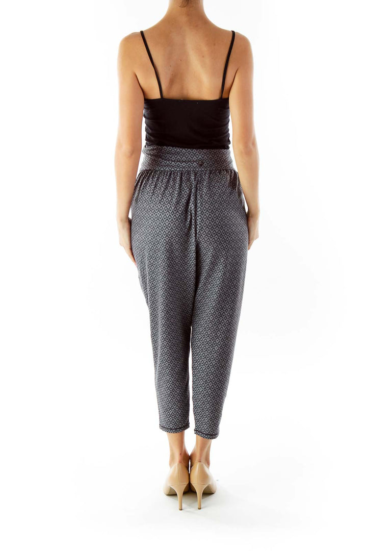 Gray Tribal Cozy Pants