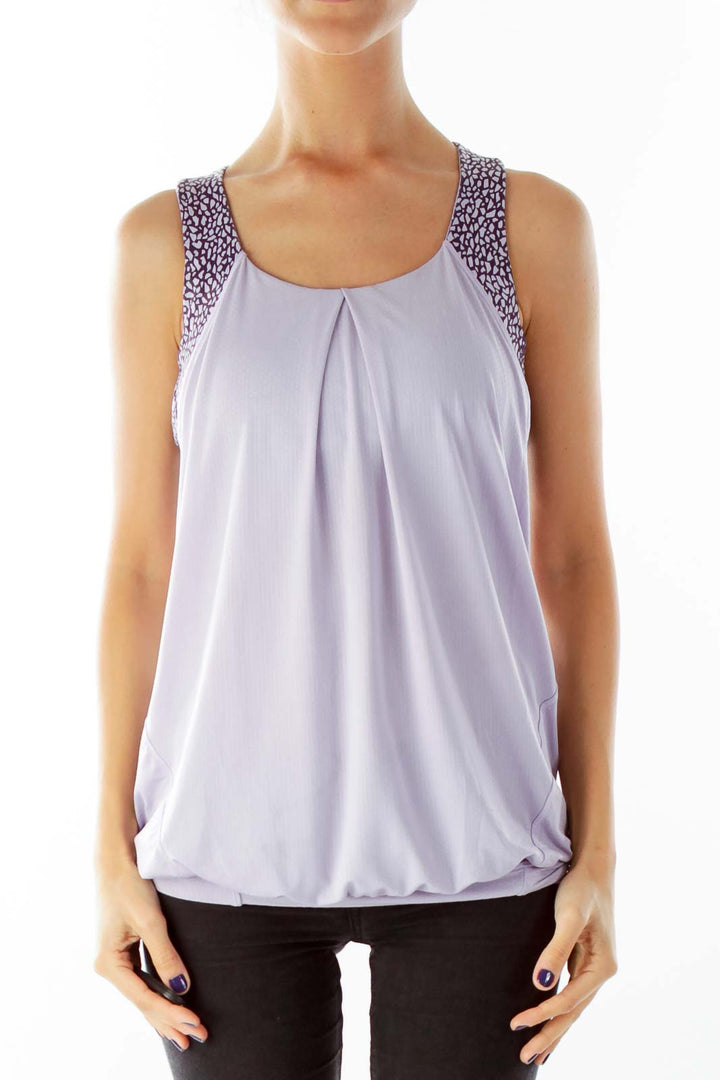 Purple Racerback Yoga Top