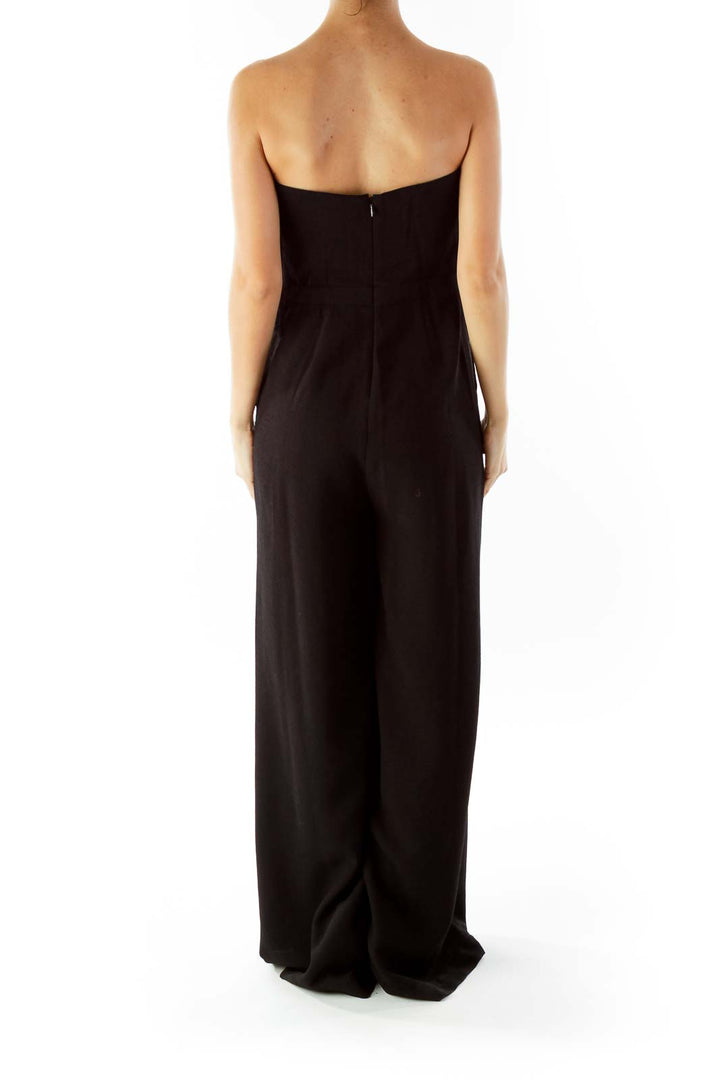 Black Fringed Jumpsuit