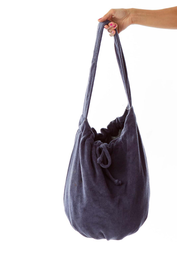 Navy Bow Tote