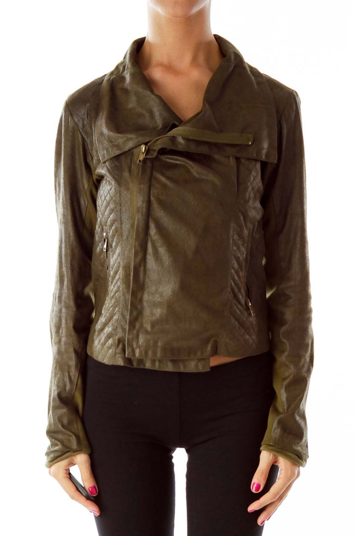 Brown Zippered Jacket