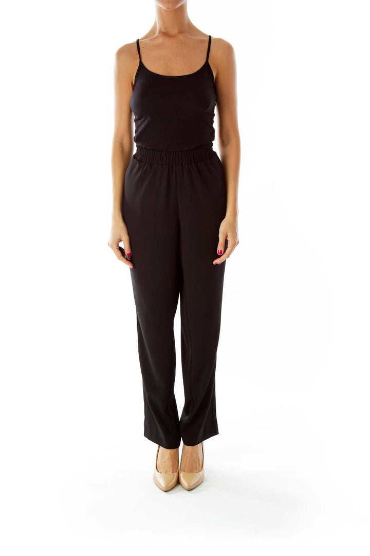 Black Wide Leg Trousers