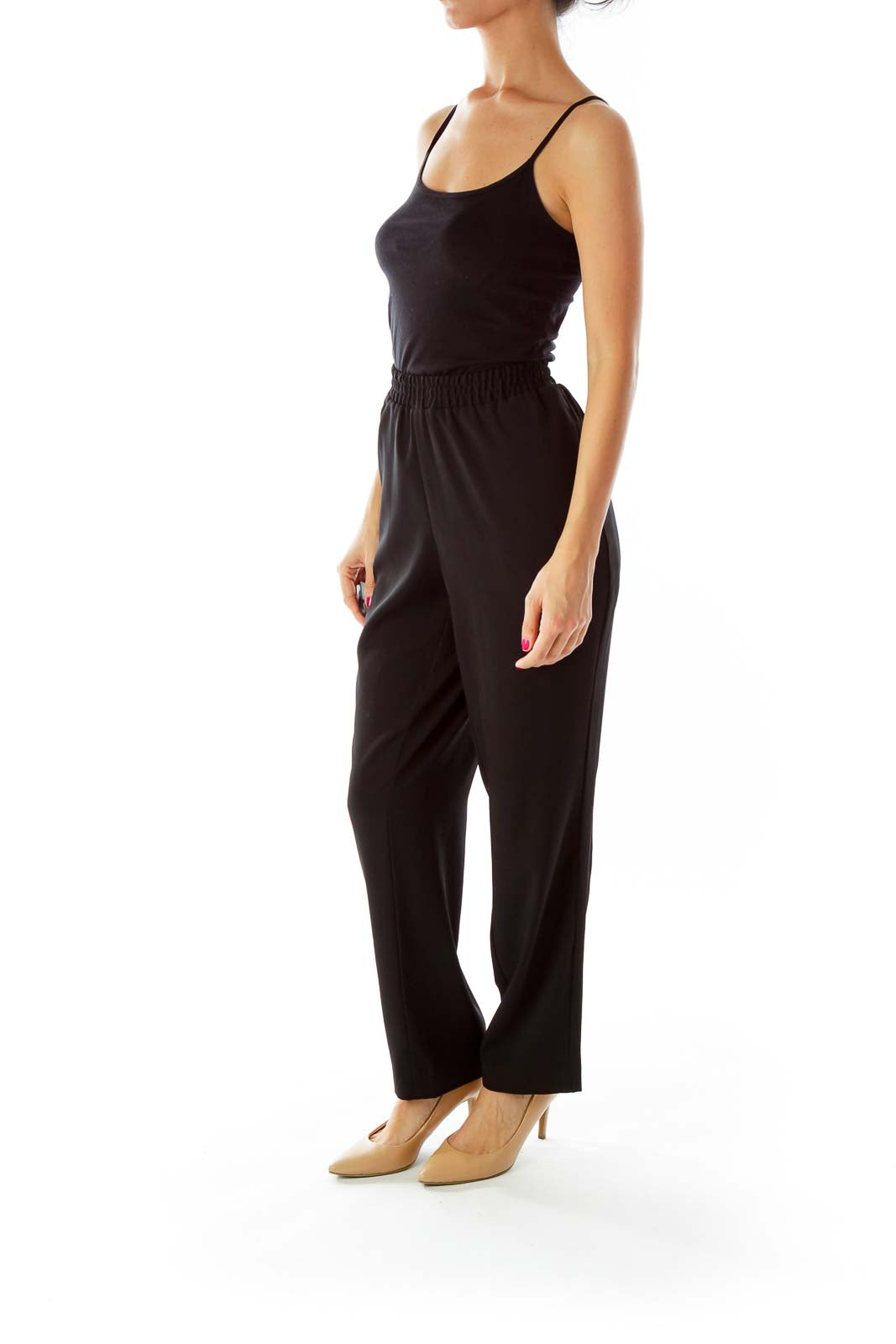 Black Wide Leg Trousers