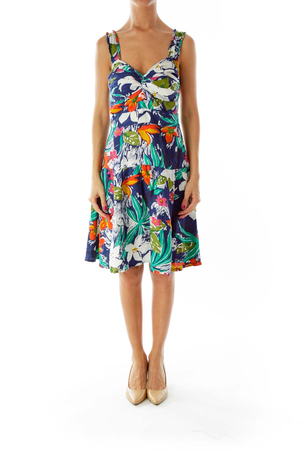 Multi-Color Floral Dress