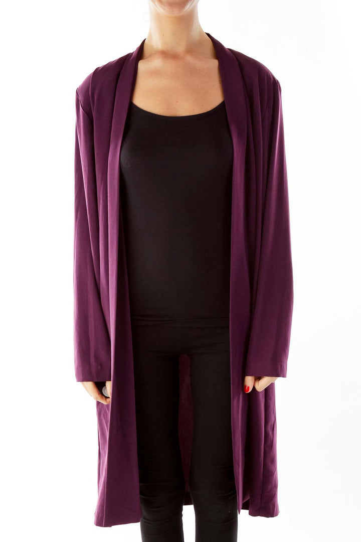 Purple Longer Length Blazer