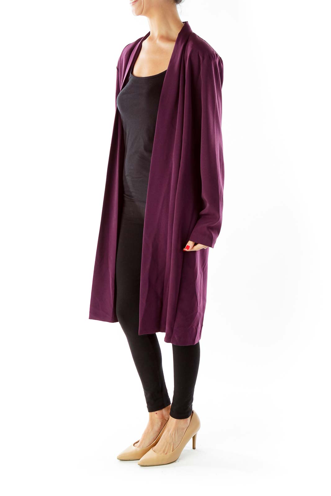 Purple Longer Length Blazer