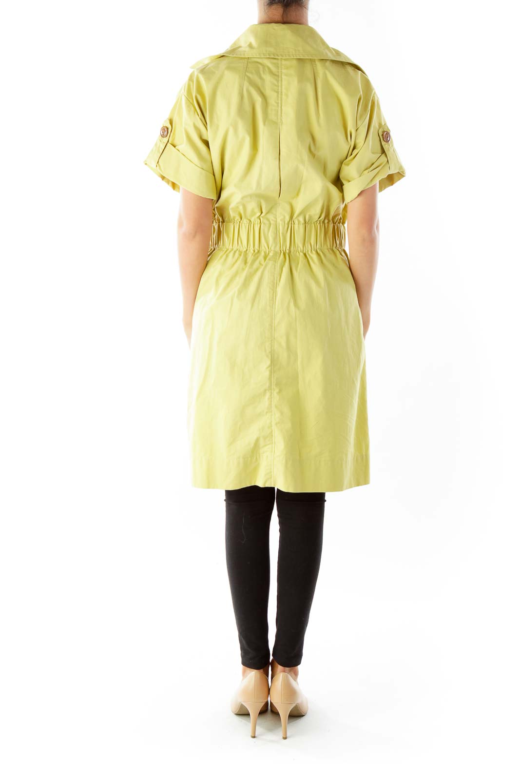 Green Belted Day Dress