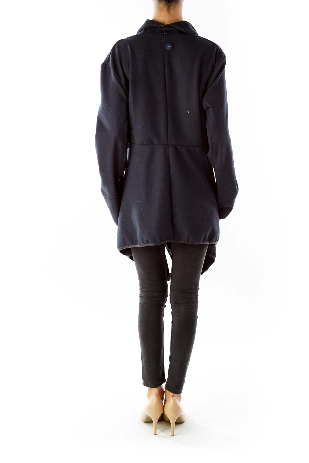 Black Open Front Jacket