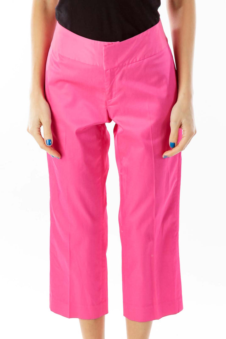 Hot Pink Cropped Pants