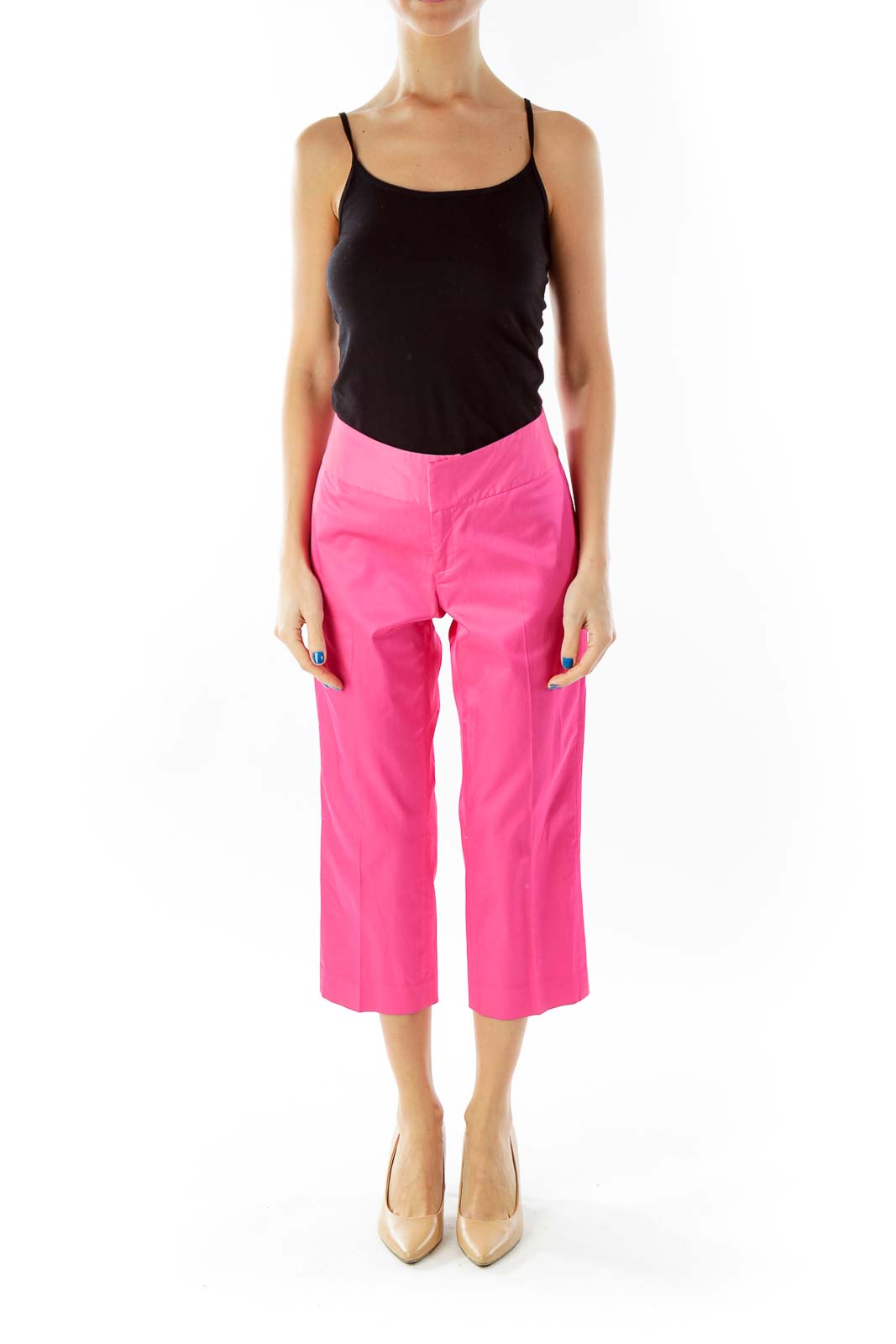 Hot Pink Cropped Pants