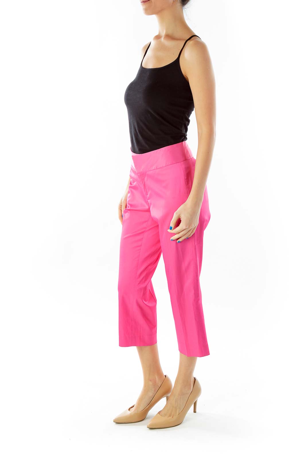 Hot Pink Cropped Pants