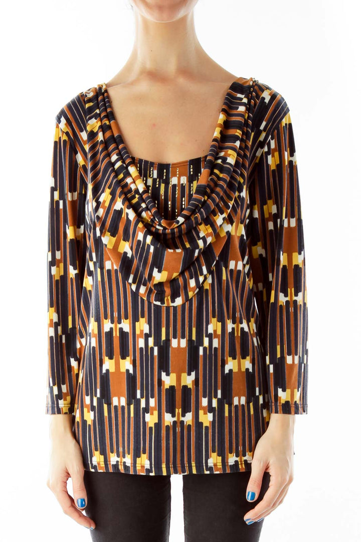 Multicolor Print Blouse