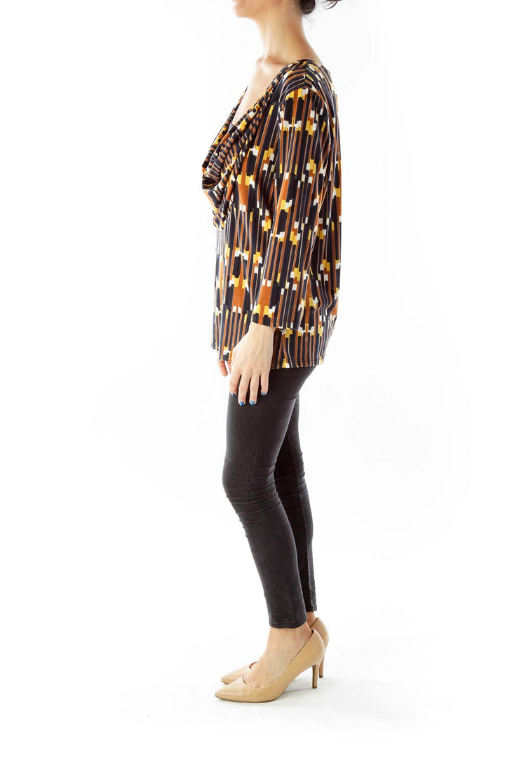 Multicolor Print Blouse