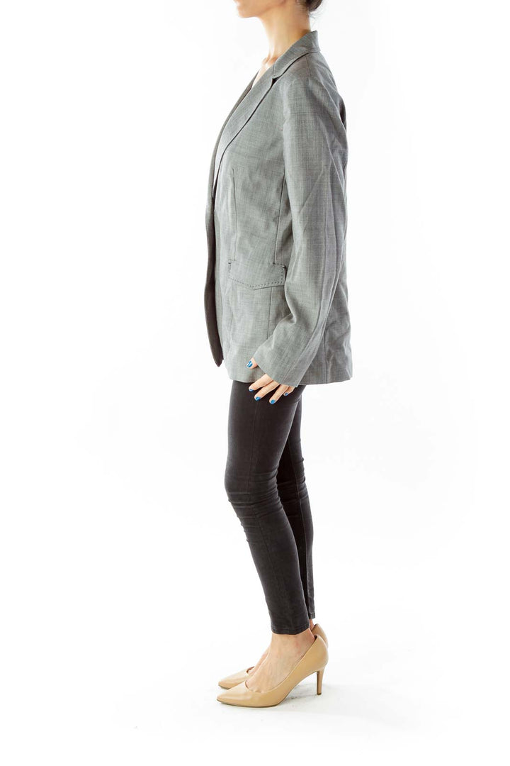 Gray Wool Blazer