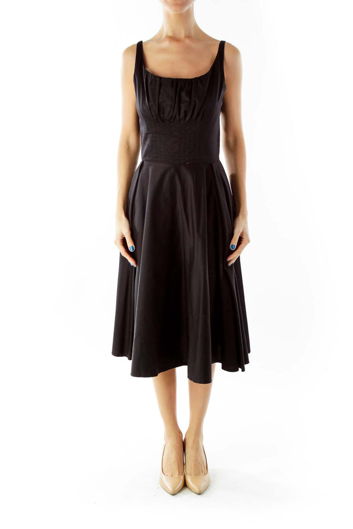 Black Empire Waist Dress