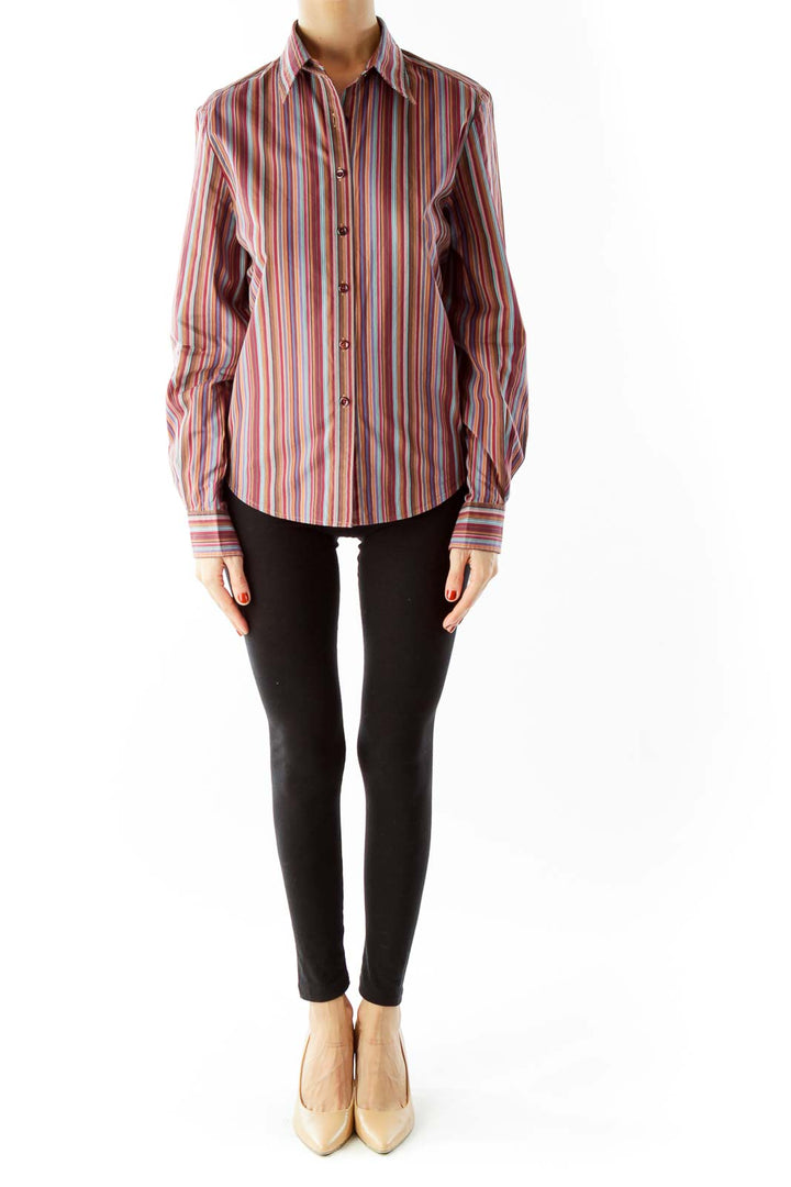 Multicolor Pinstriped Shirt