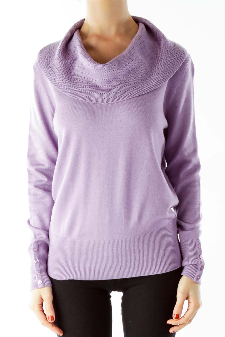 Violet Cowl Neck Sweater