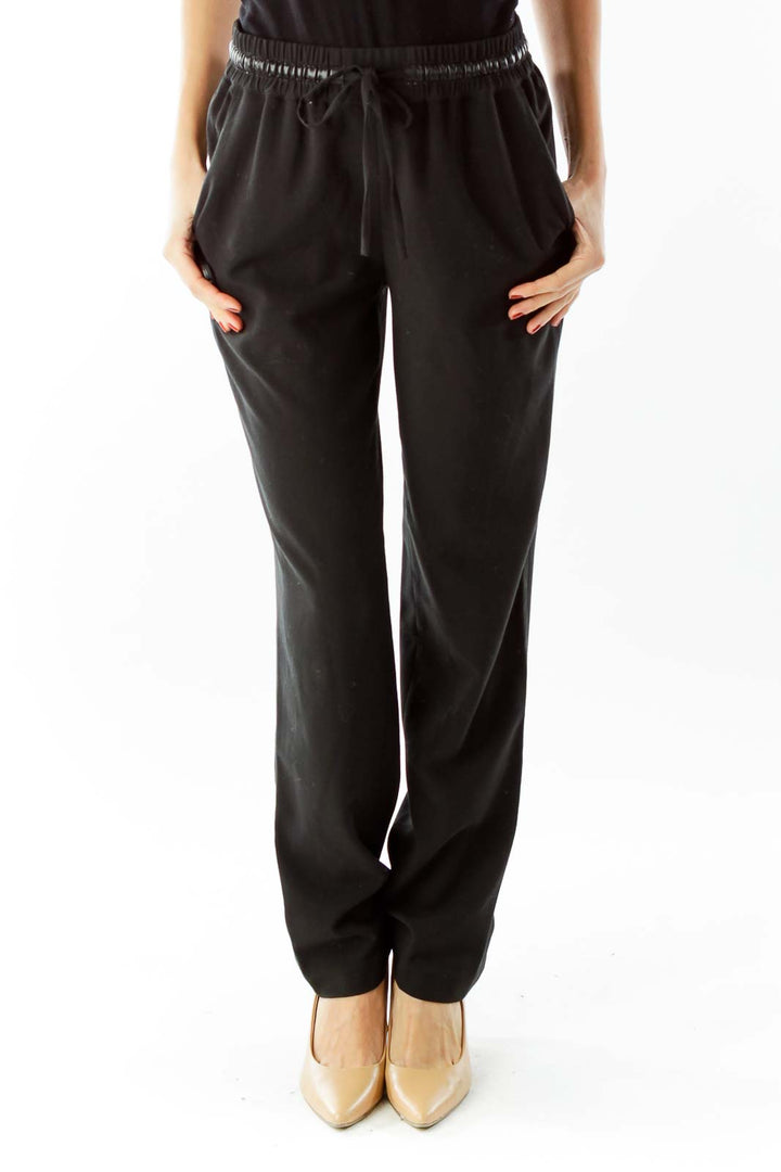 Black Drawstring Pants