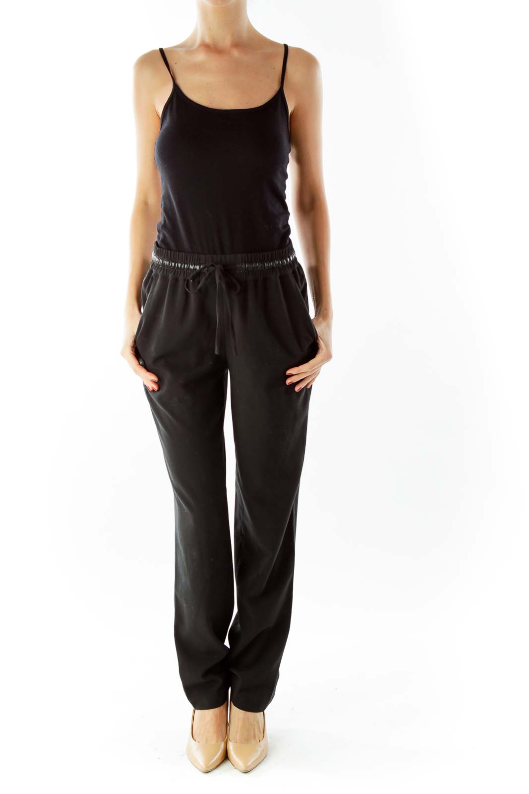 Black Drawstring Pants