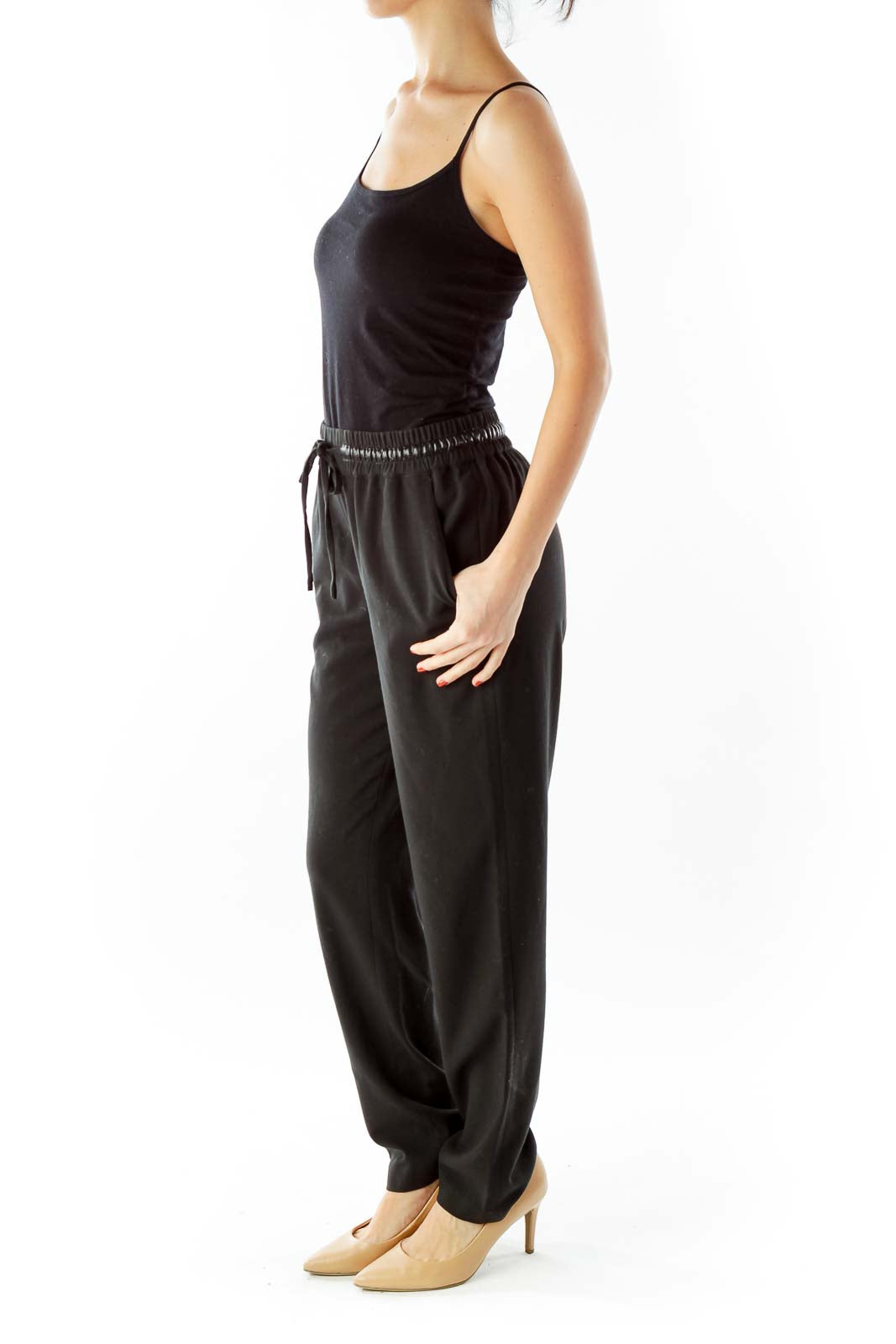 Black Drawstring Pants