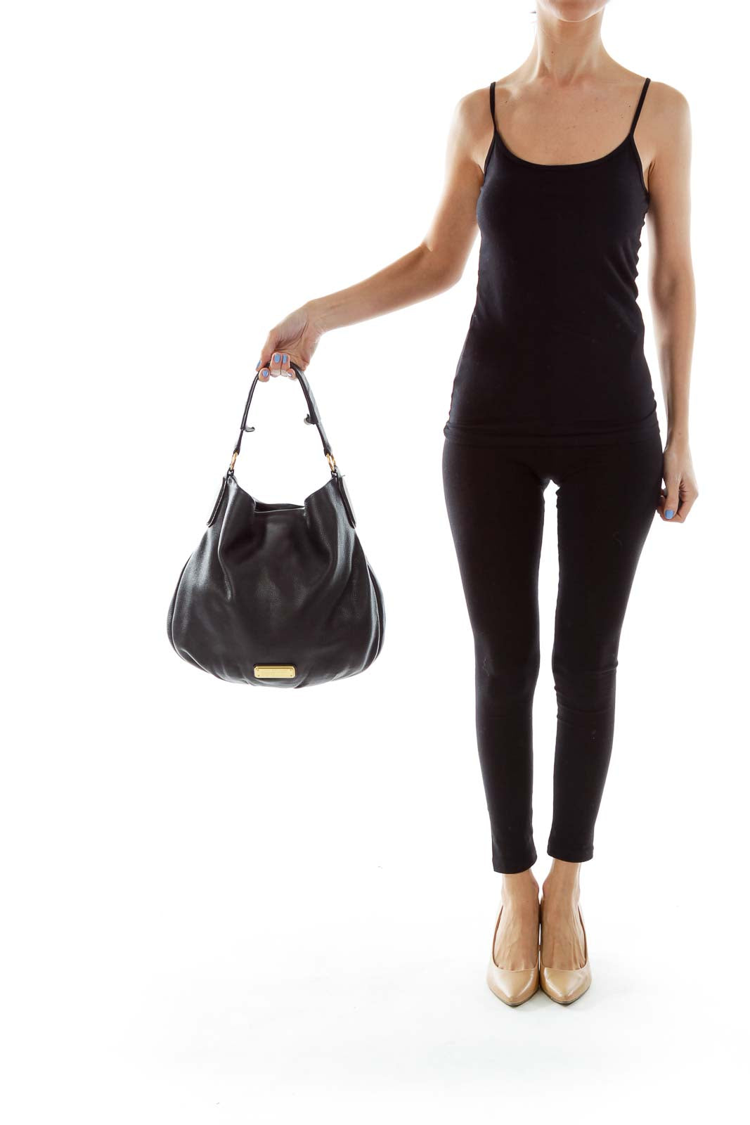 Black Leather Shoulder Bag