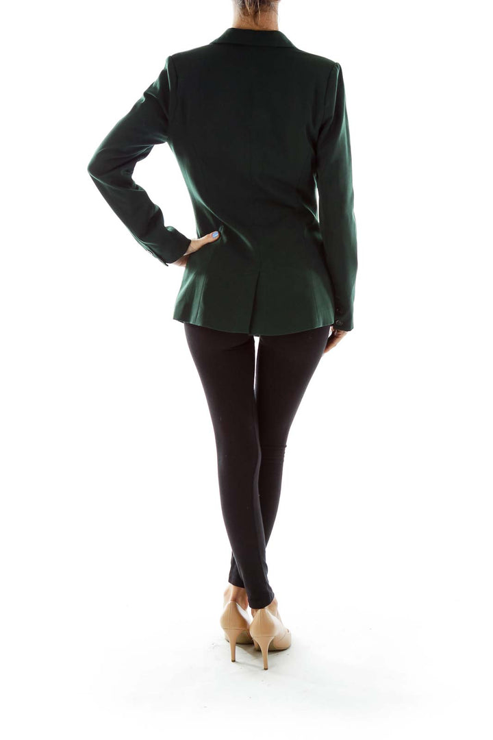 Green Fitted Blazer