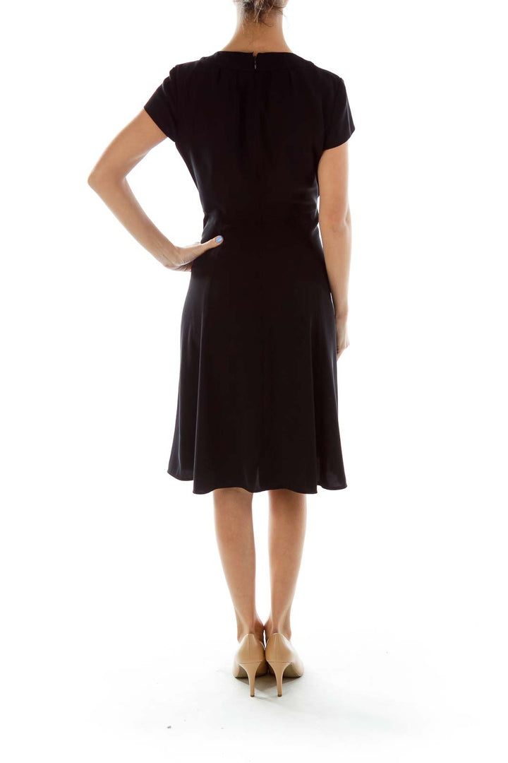 Black Fitted Work Dress