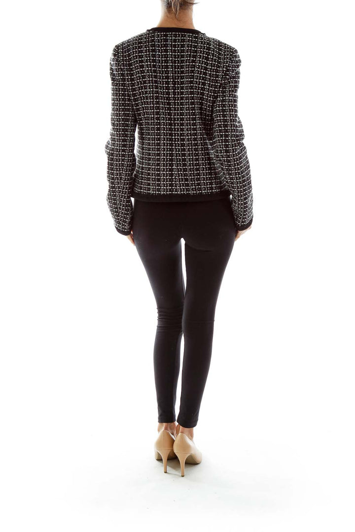 Black White Tweed Jacket