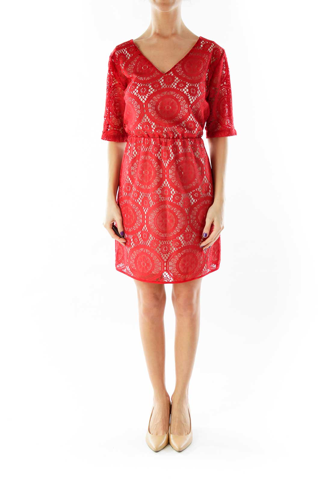 Red Lace Dress