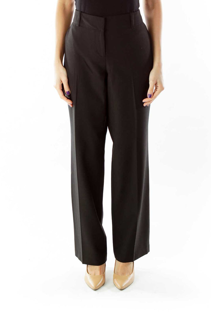 Black Straight Leg Pants