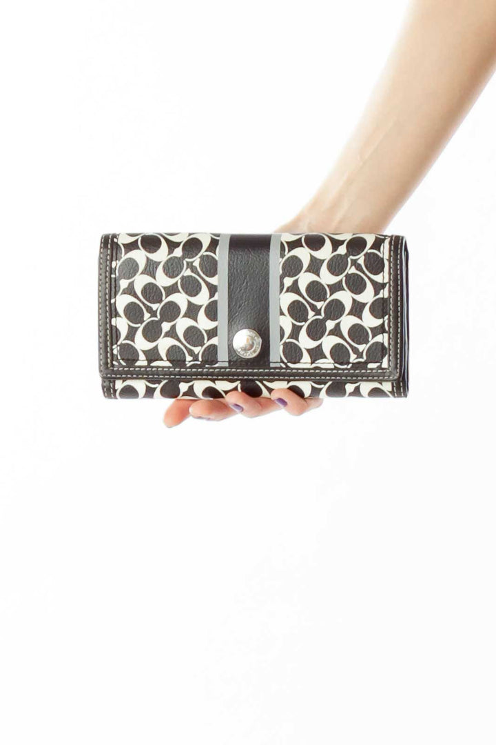 Black White Coach Wallet