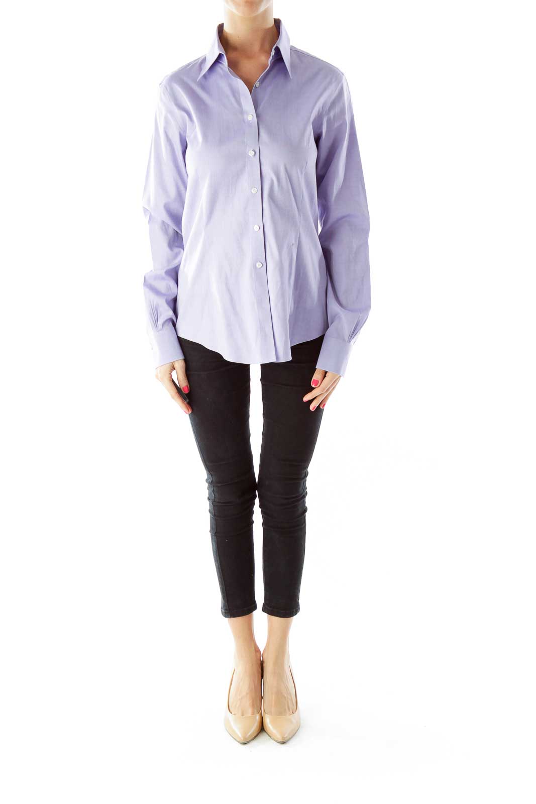 Purple Button Up Shirt