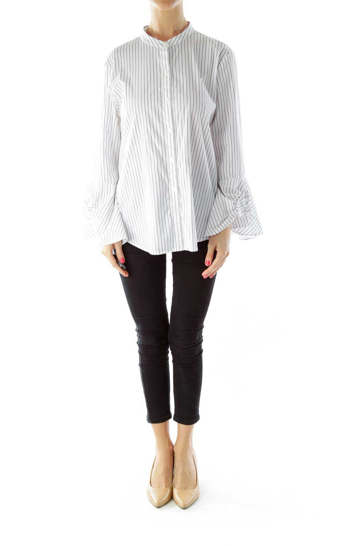 Black White Pinstripe Shirt