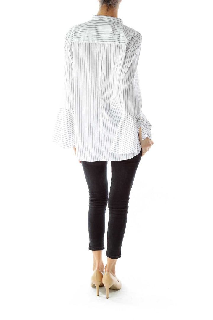 Black White Pinstripe Shirt