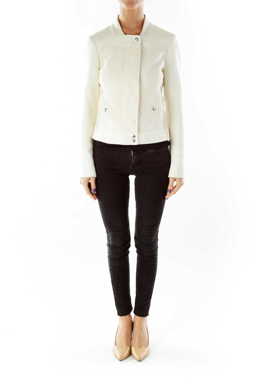 Cream Two-Tone Jacket