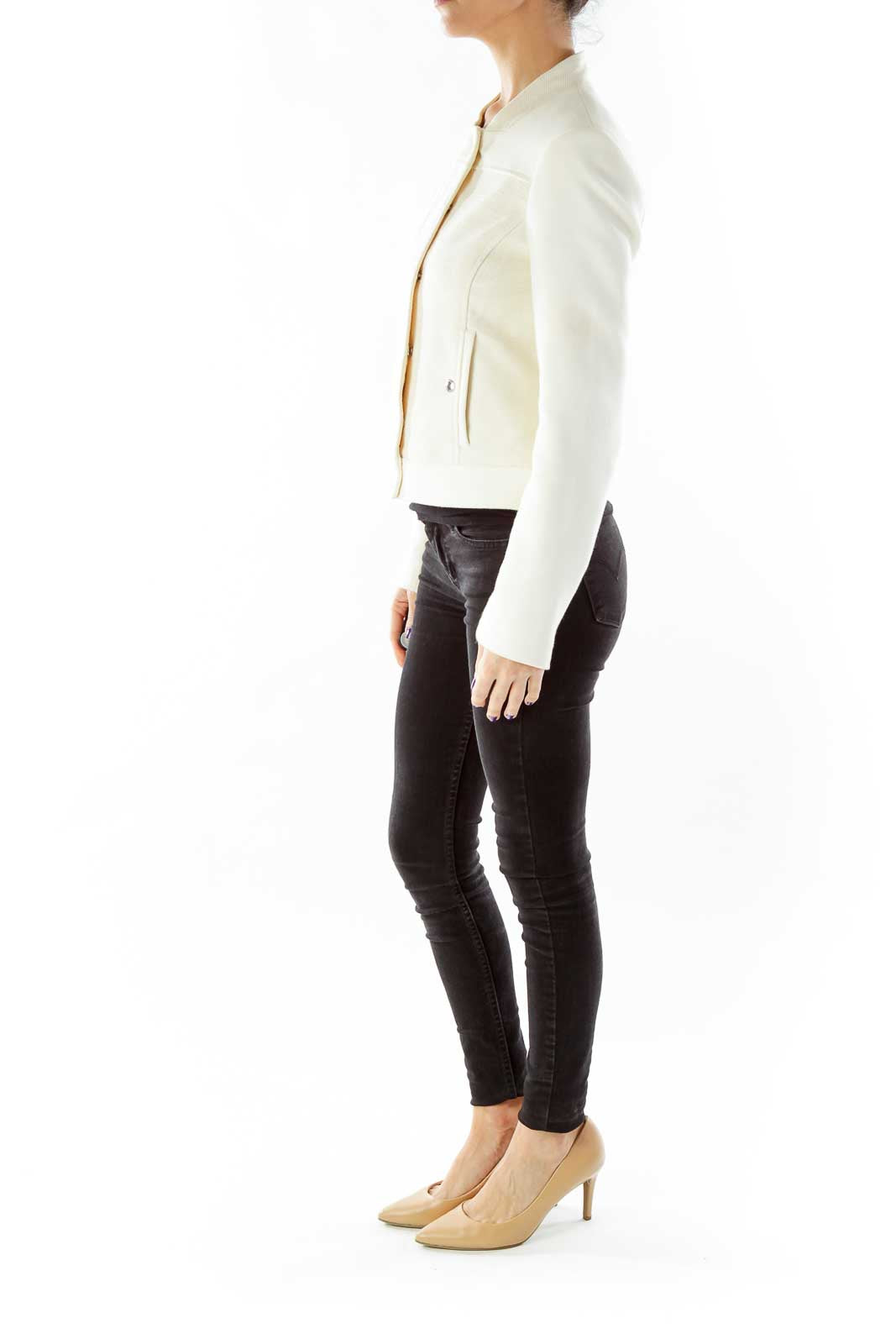 Cream Two-Tone Jacket