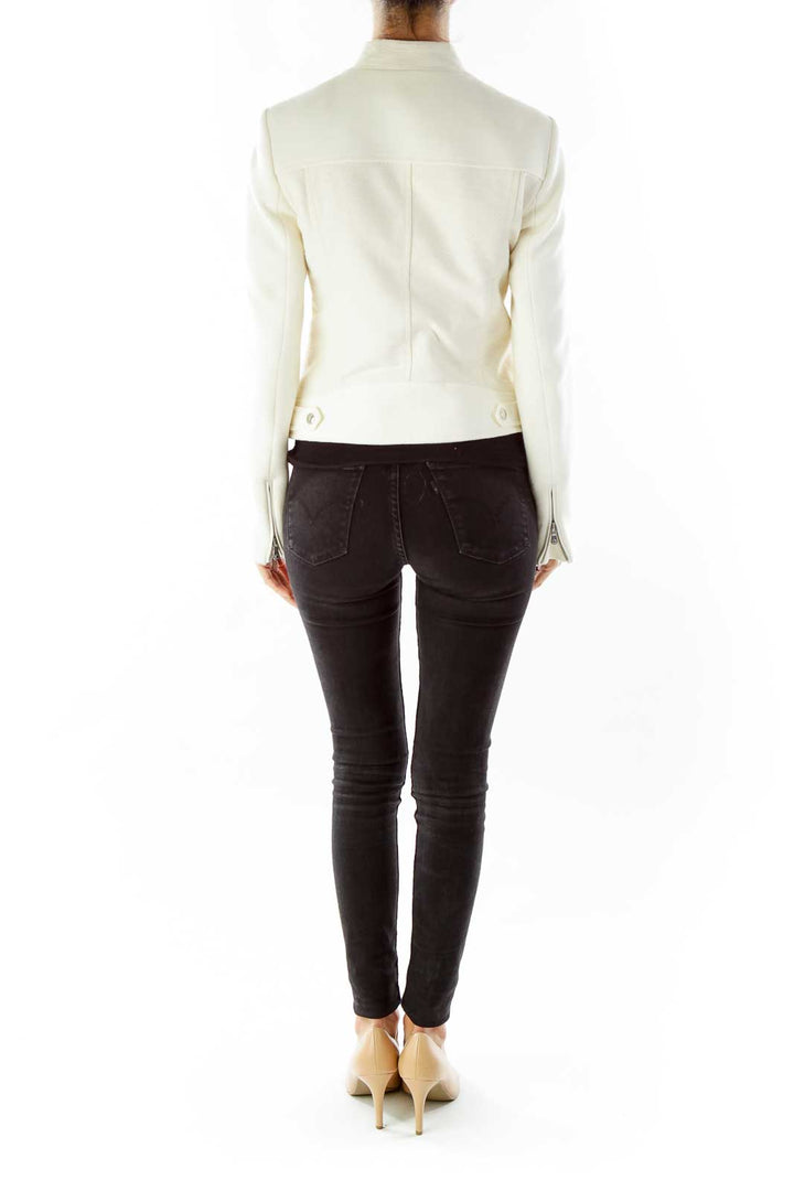 Cream Two-Tone Jacket