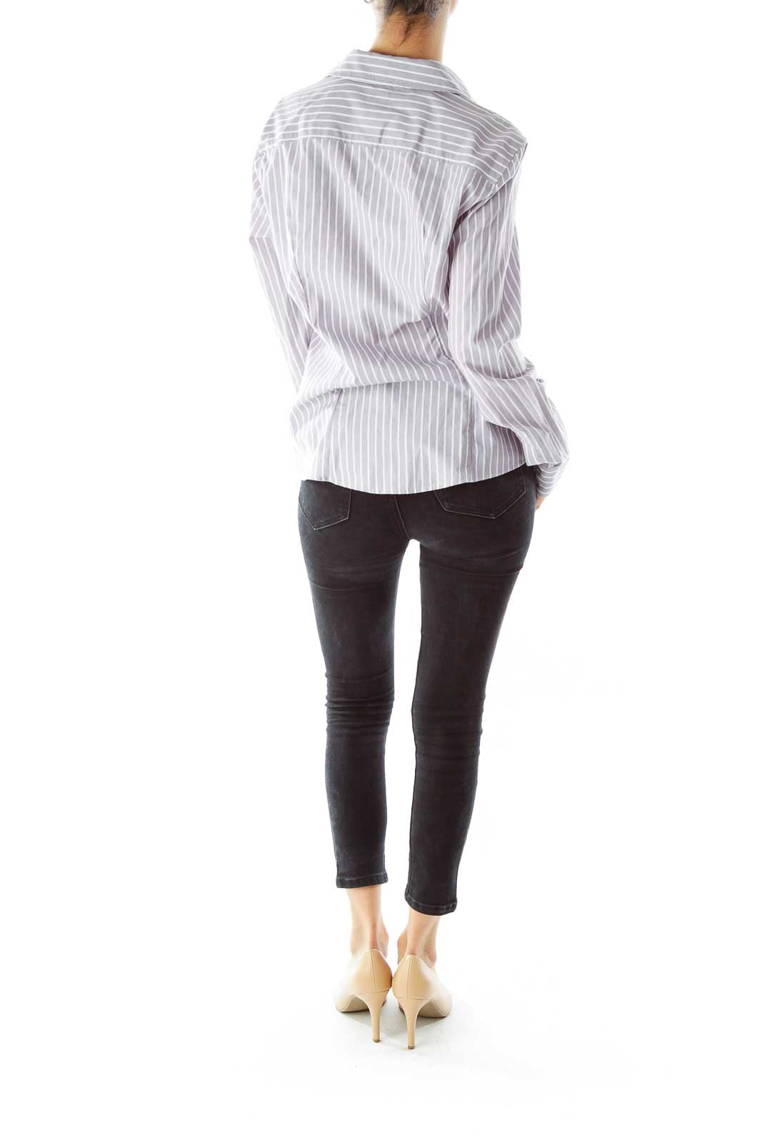 Purple Pinstripe Shirt