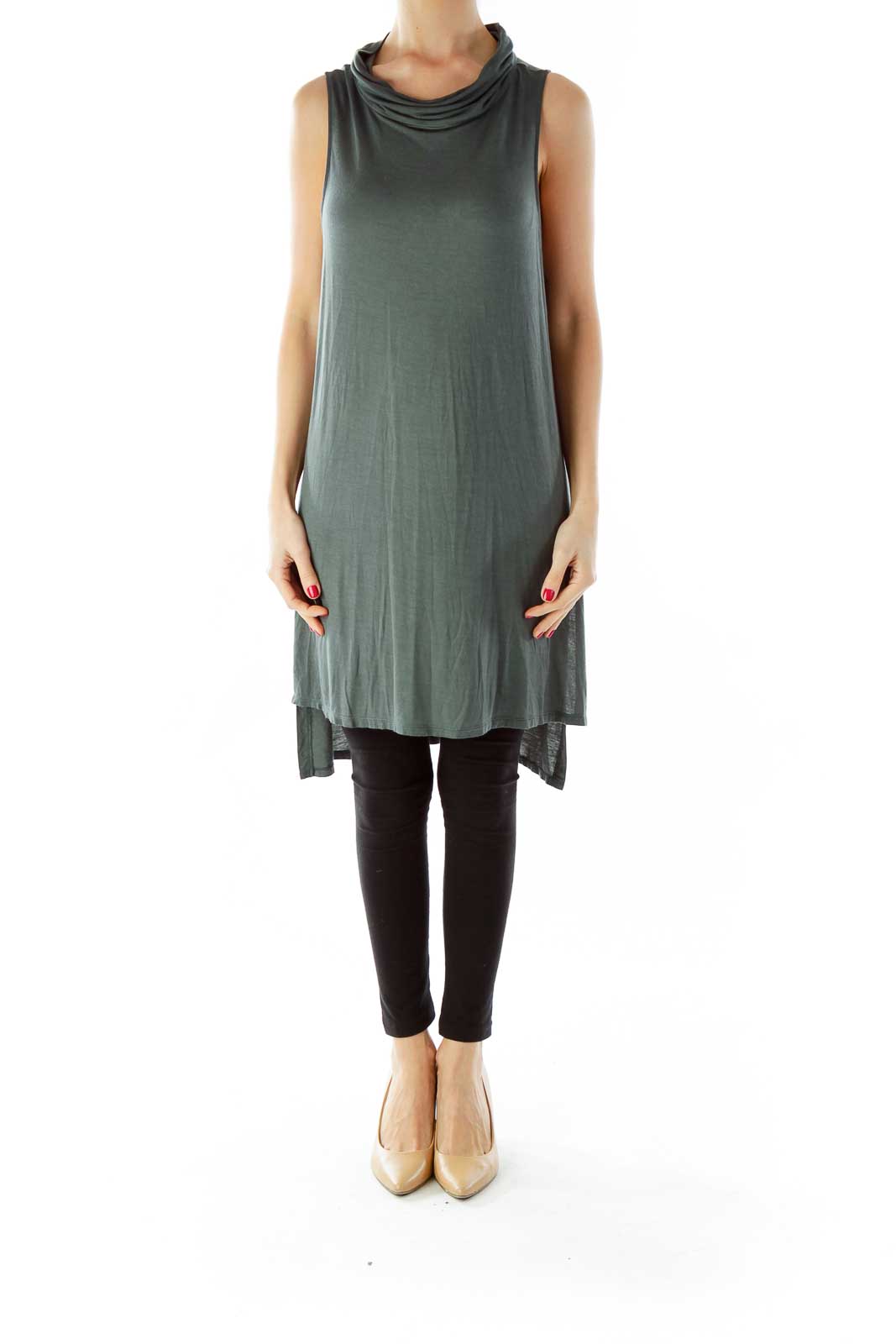 Green Sleeveless Tunic