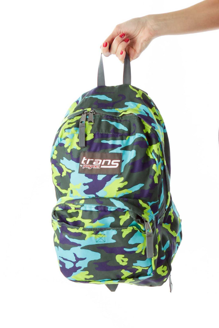 Multicolor Camouflage Backpack